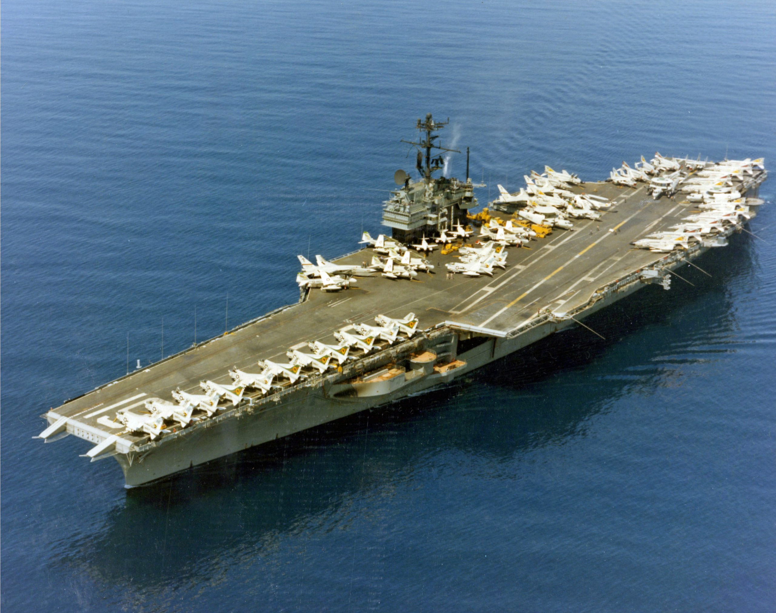 USS Ranger CVA 61 1969 Captain John L Nicholson